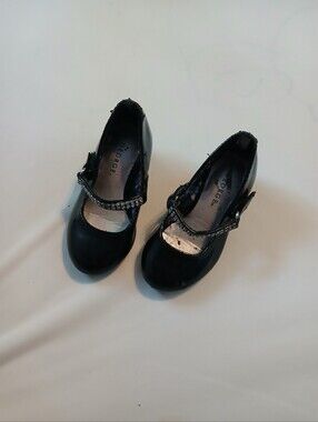 George Black Girls' Mary Jane Dress Shoes with Decorative Strap